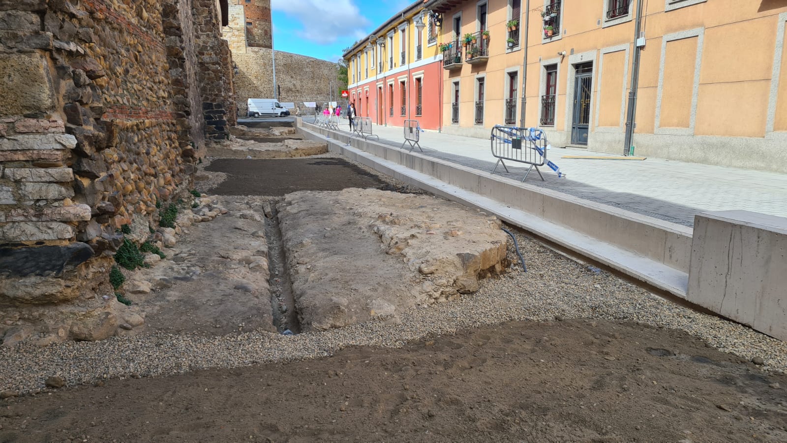 Avance de las obras en la calle Carreras