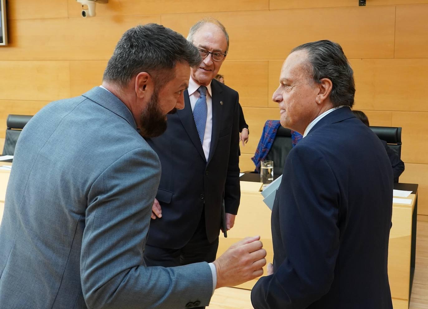 Comparecencia de Amilivia en las Cortes de Castilla y León