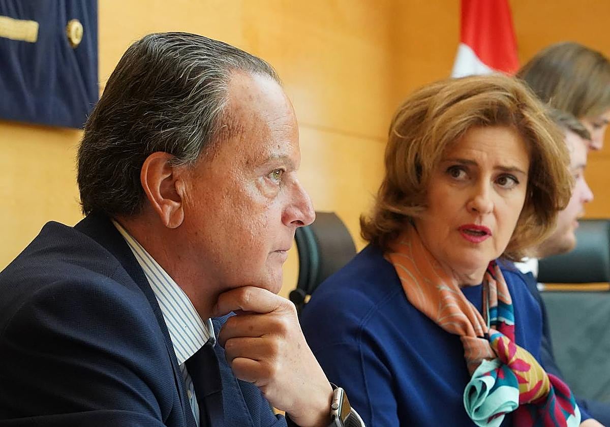 Comparecencia de Amilivia en las Cortes de Castilla y León