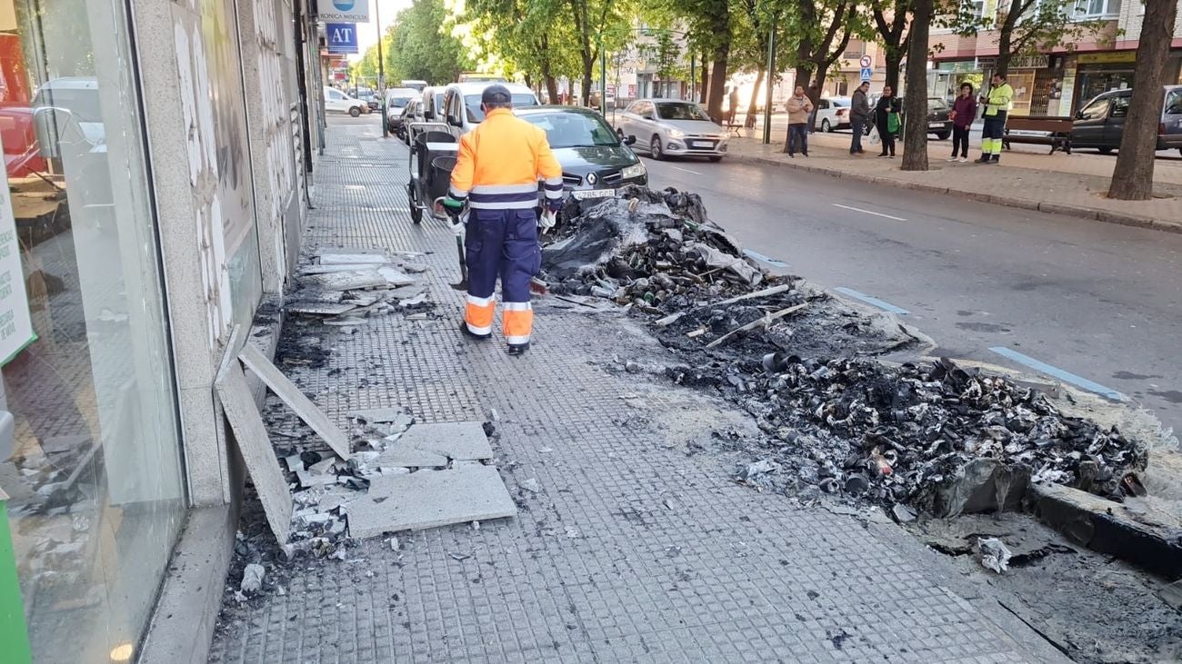 Fuego en José Aguado