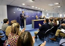 El presidente del PPCyL clausura la reunión de la Junta Directiva Autonómica