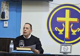 Juan Lanero, durante su ponencia.