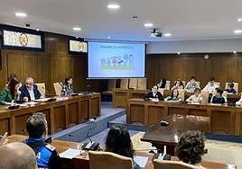 Imagen de la asamblea del Consejo de la Infancia y la Adolescencia de Ponferrada.