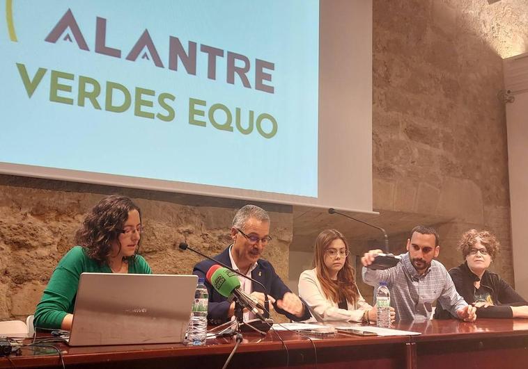 Presentación de la lista de Alantre-Veres Equo para las elecciones municipales en León.