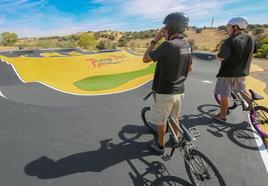 Imagen de un circuito de 'pump track'.