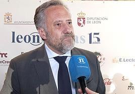 Carlos Pollán, presidente de las Cortes de Castilla y León.