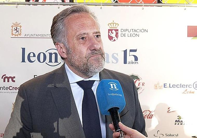 Carlos Pollán, presidente de las Cortes de Castilla y León.