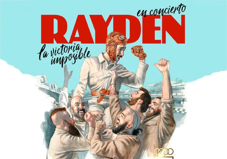 Cartel del concierto de Rayden en León.