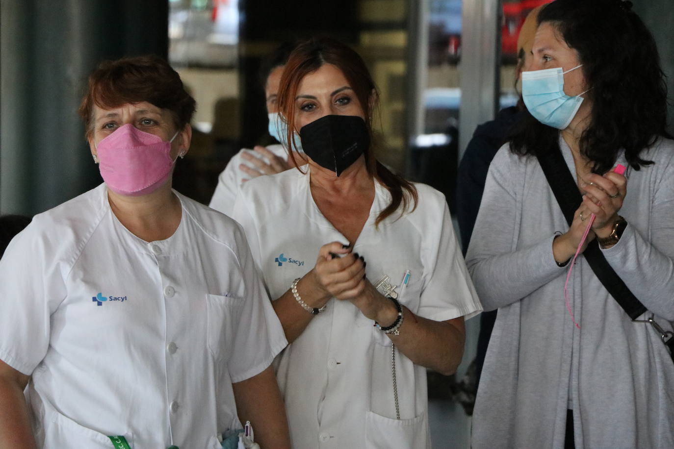 Protesta a las puertas del hospital