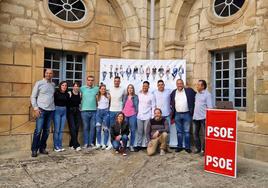 Imagen de la presentación de la candidatura del PSOE en Villafranca del Bierzo.