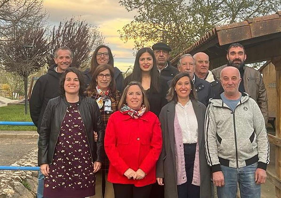 La candidatura socialista en Onzonilla.