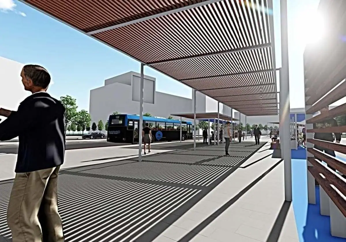 Reyes Leoneses terá um grande ponto de ônibus coberto e ampliará sua área de pedestres