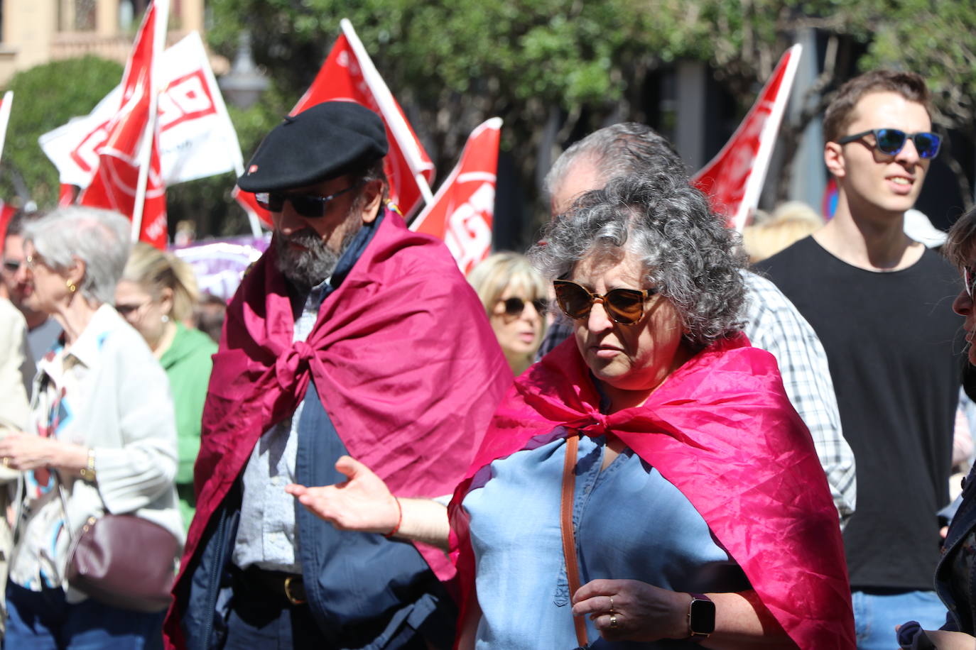 Manifestación del Primero de Mayo en León