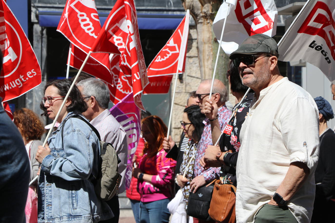 Manifestación del Primero de Mayo en León