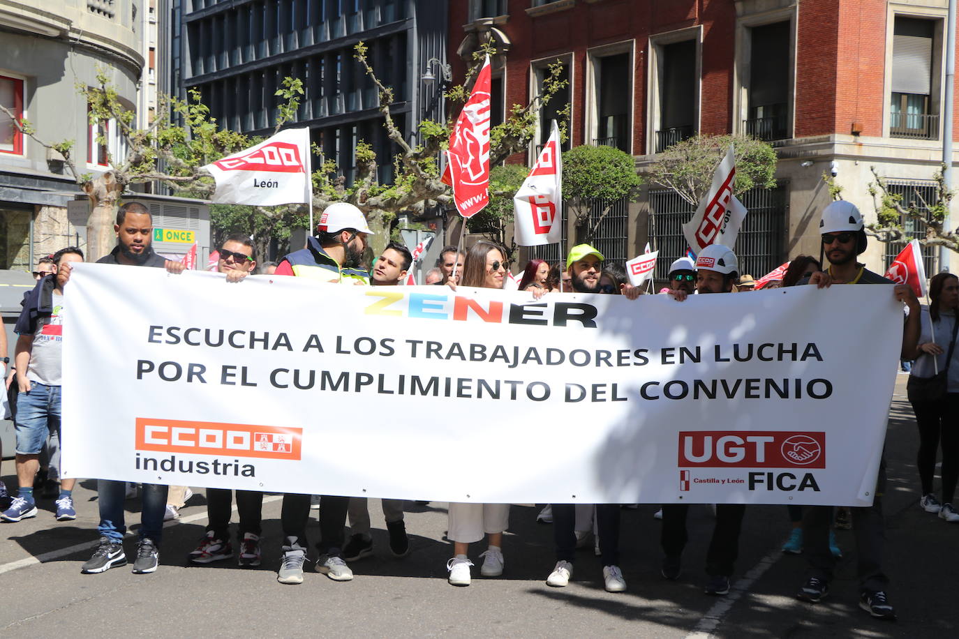 Manifestación del Primero de Mayo en León