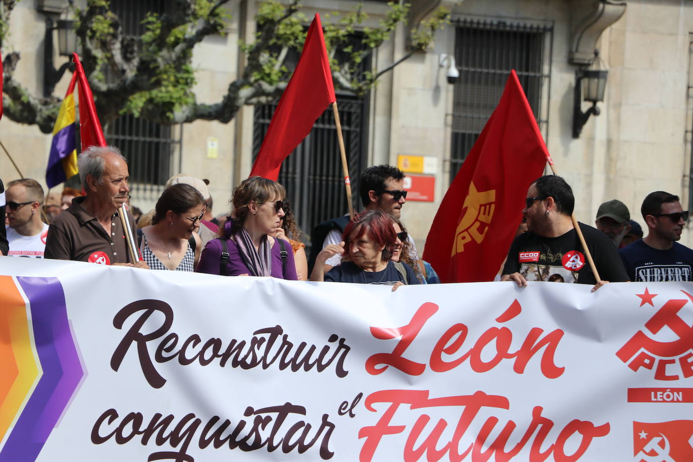 Manifestación del Primero de Mayo en León