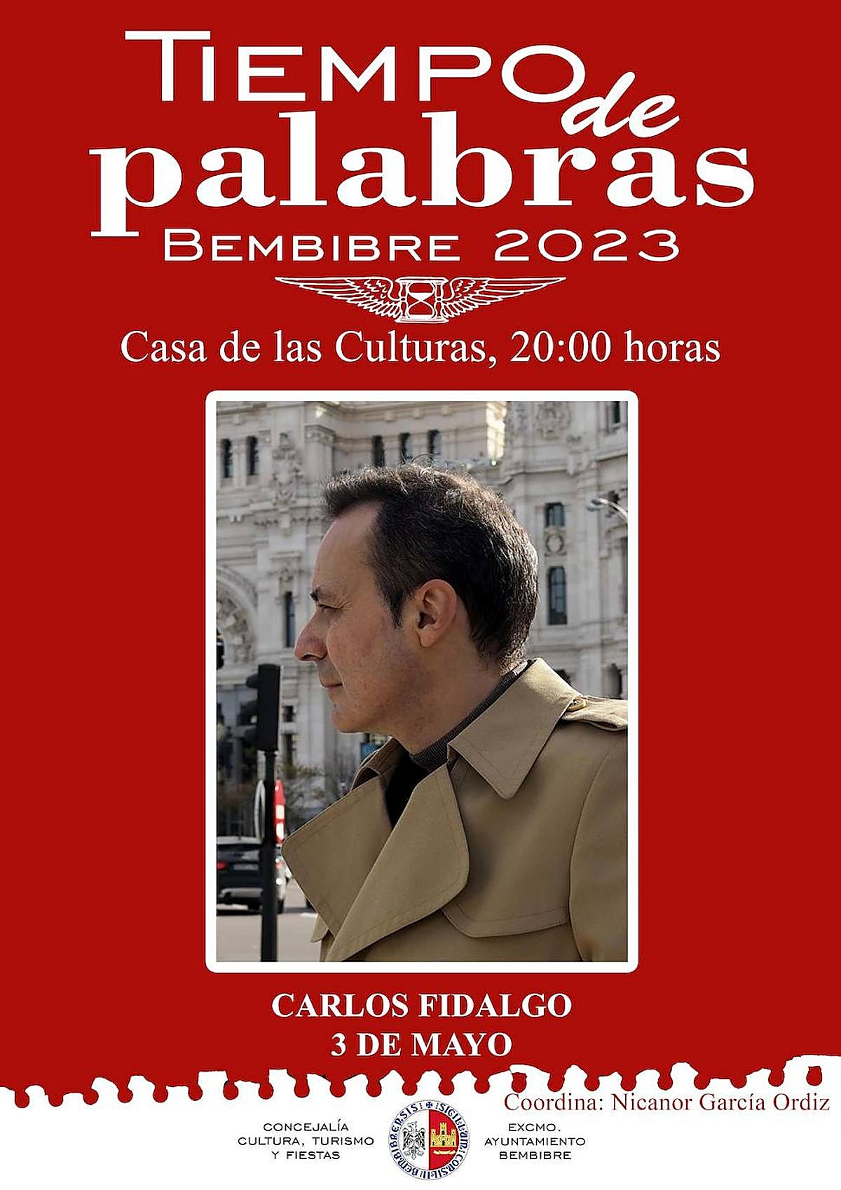 Cartel promocional del Ciclo Literario 'Tiempo de Palabras'