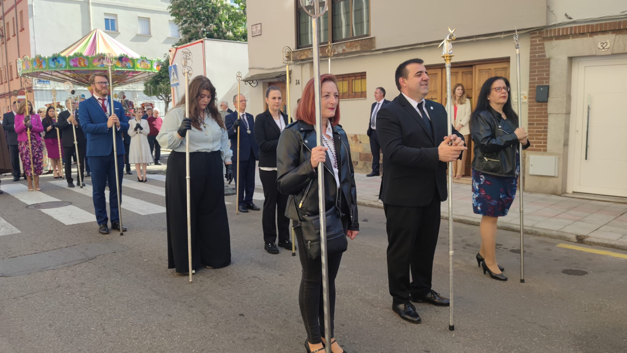 Procesión por las calles de León