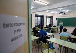 Aula de refuerzo educativo.