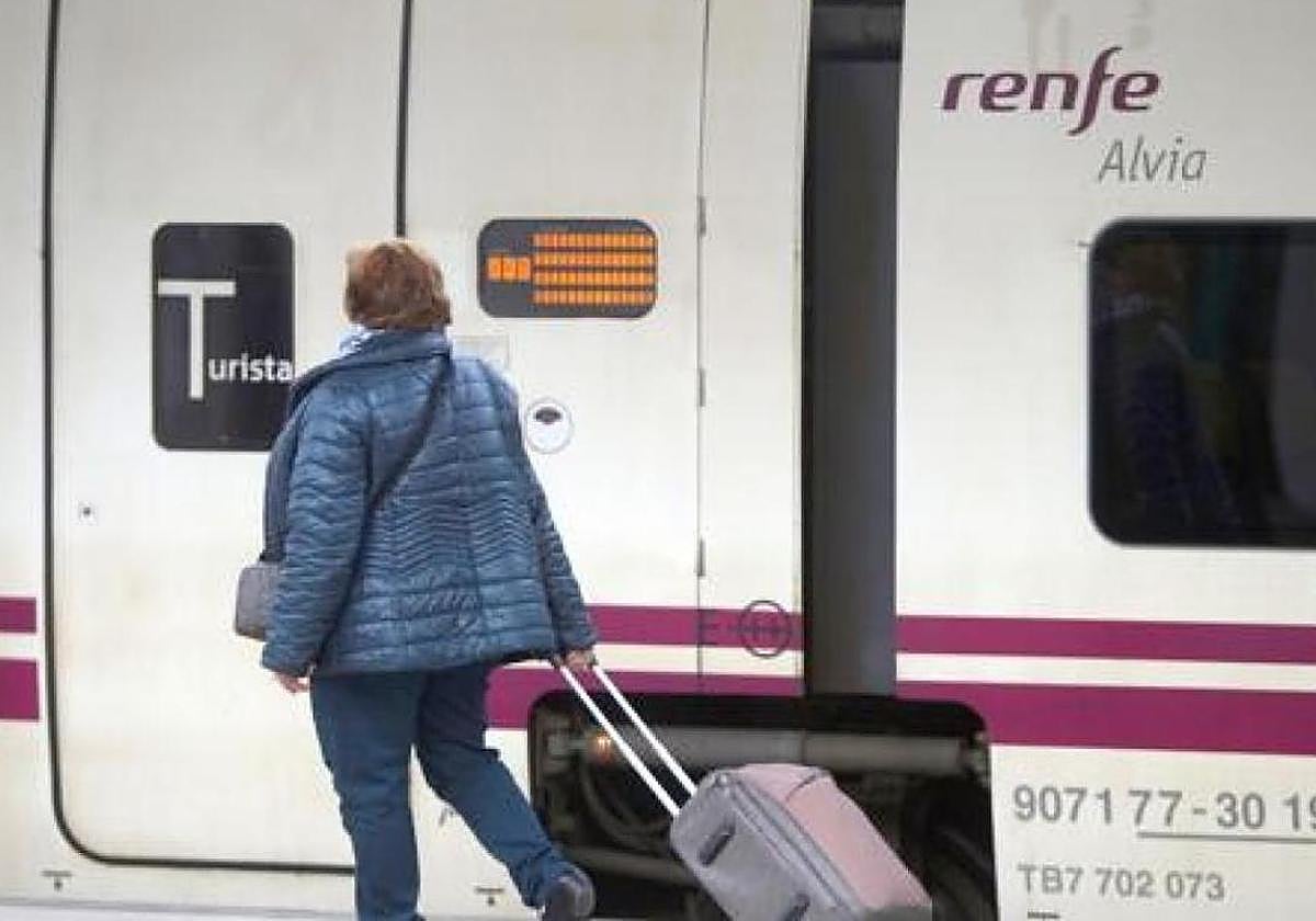 El Alvia entre Gijón y Madrid fue uno de los que sufrió los retrasos.