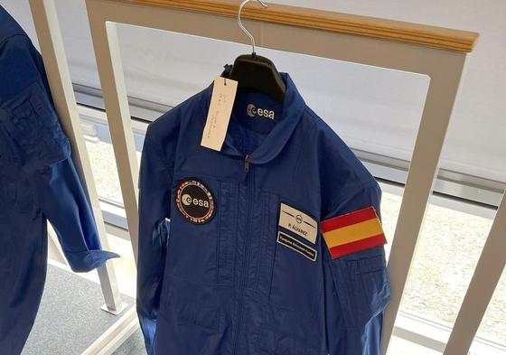 El uniforme del astronauta leonés Pablo Álvarez