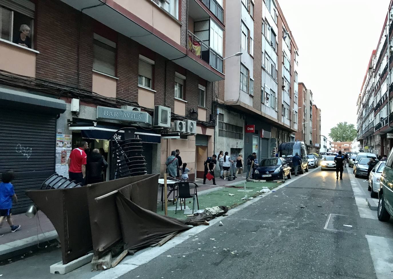 Atropello en la calle Águila de Valladolid