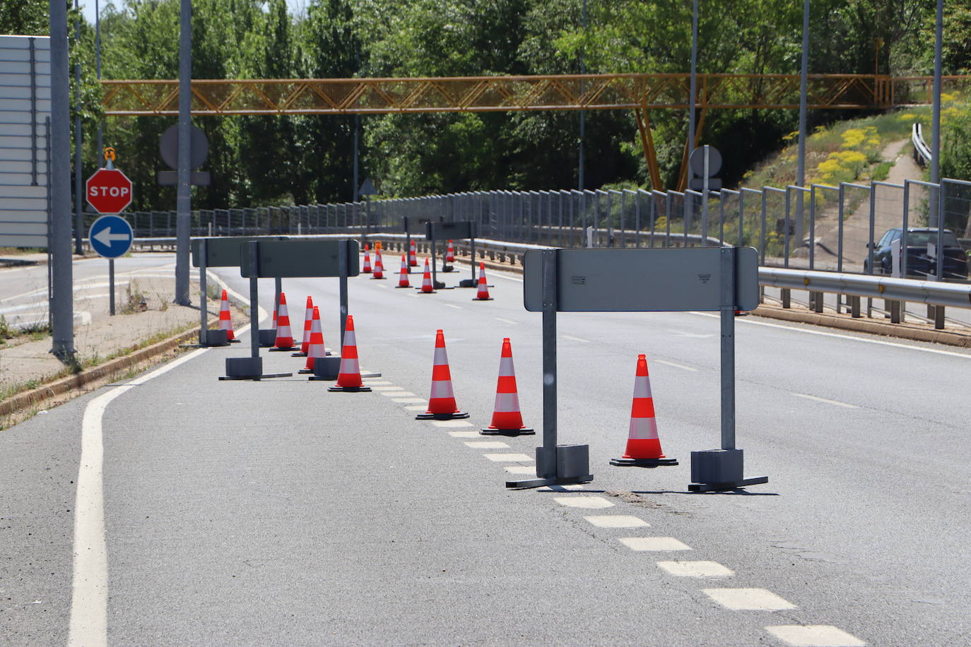 Toma forma la nueva glorieta de Oteruelo