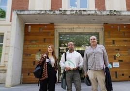 Los representantes sindicales en la Consejería de Sanidad de la Junta de Castilla y León.