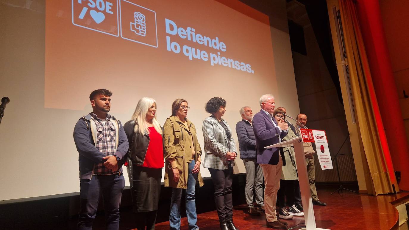 Teresa Ribera asiste a la presentación de la candidatura del PSOE en Fabero