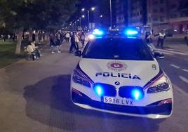 Imagen de una intervención de la Policía Local en León.