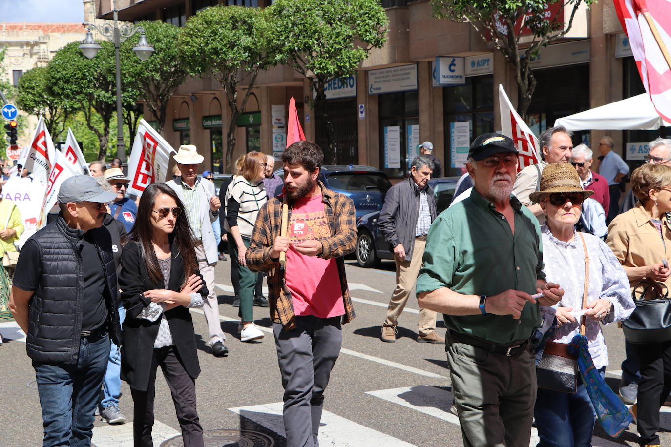 Manifestación en defensa de la sanidad pública en León