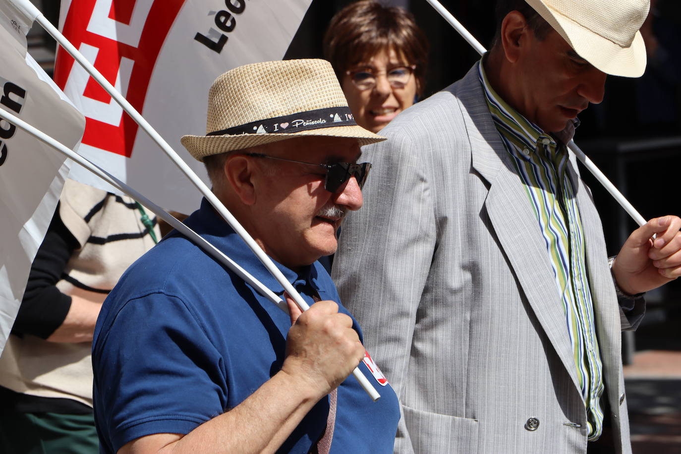 Manifestación en defensa de la sanidad pública en León