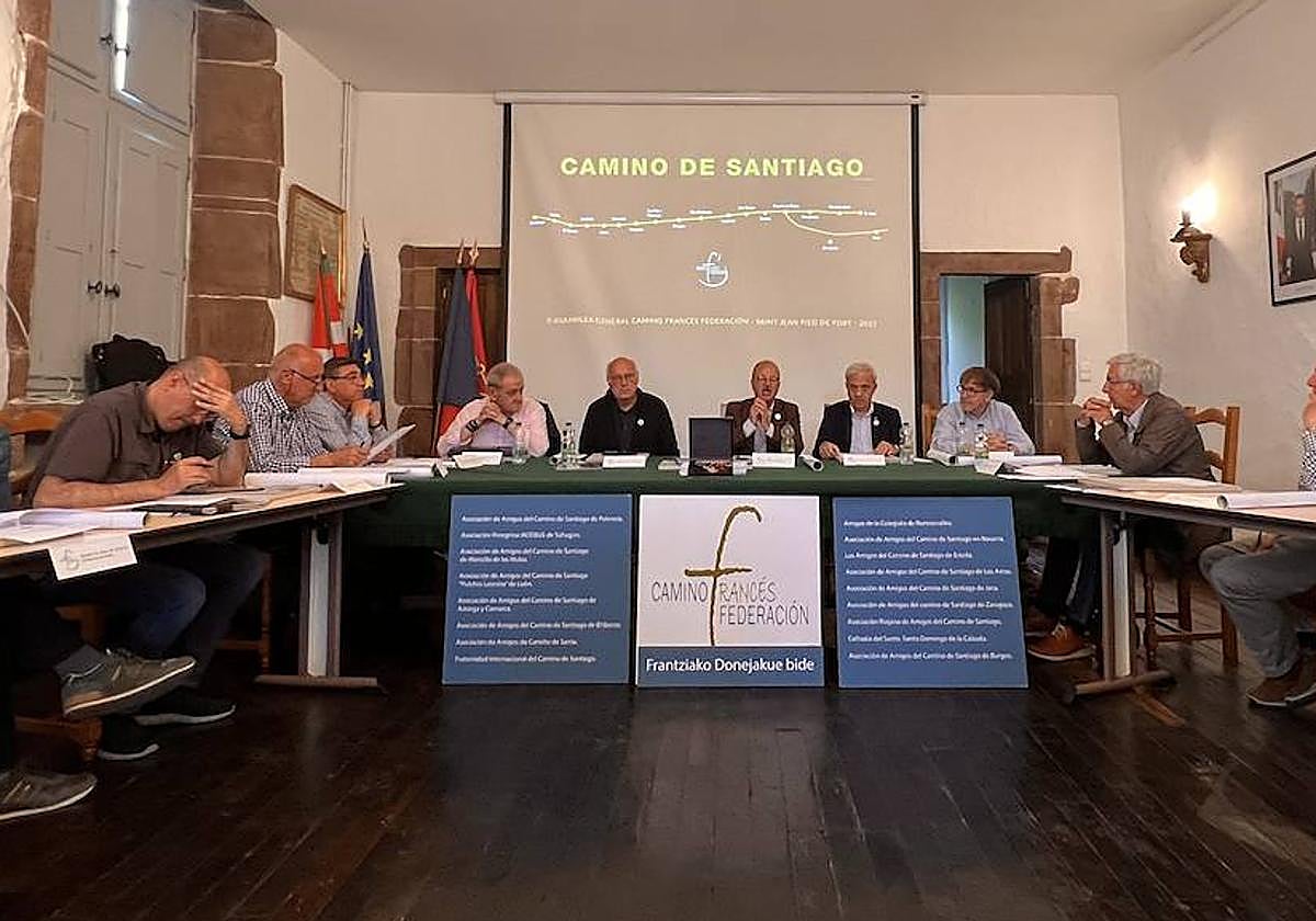 Reunión de las asociaciones del Camino de Santiago Francés.