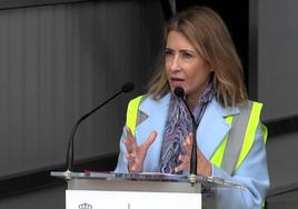 Raquel Sánchez, ministra de Transportes, Movilidad y Agenda Urbana.