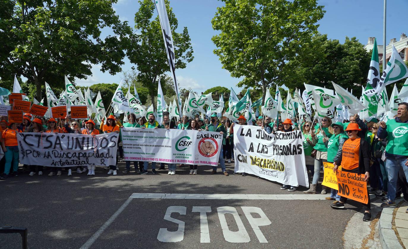 CSIF protesta contra el convenio de personal laboral de la Junta