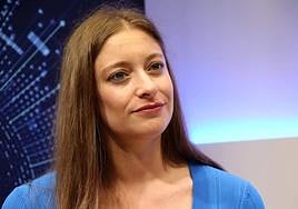 La presidenta del PP de León, Ester Muñoz, en una entrevista con leonoticias.