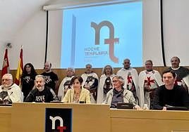 Imagen de la presentación de la Noche Templaria 2023.