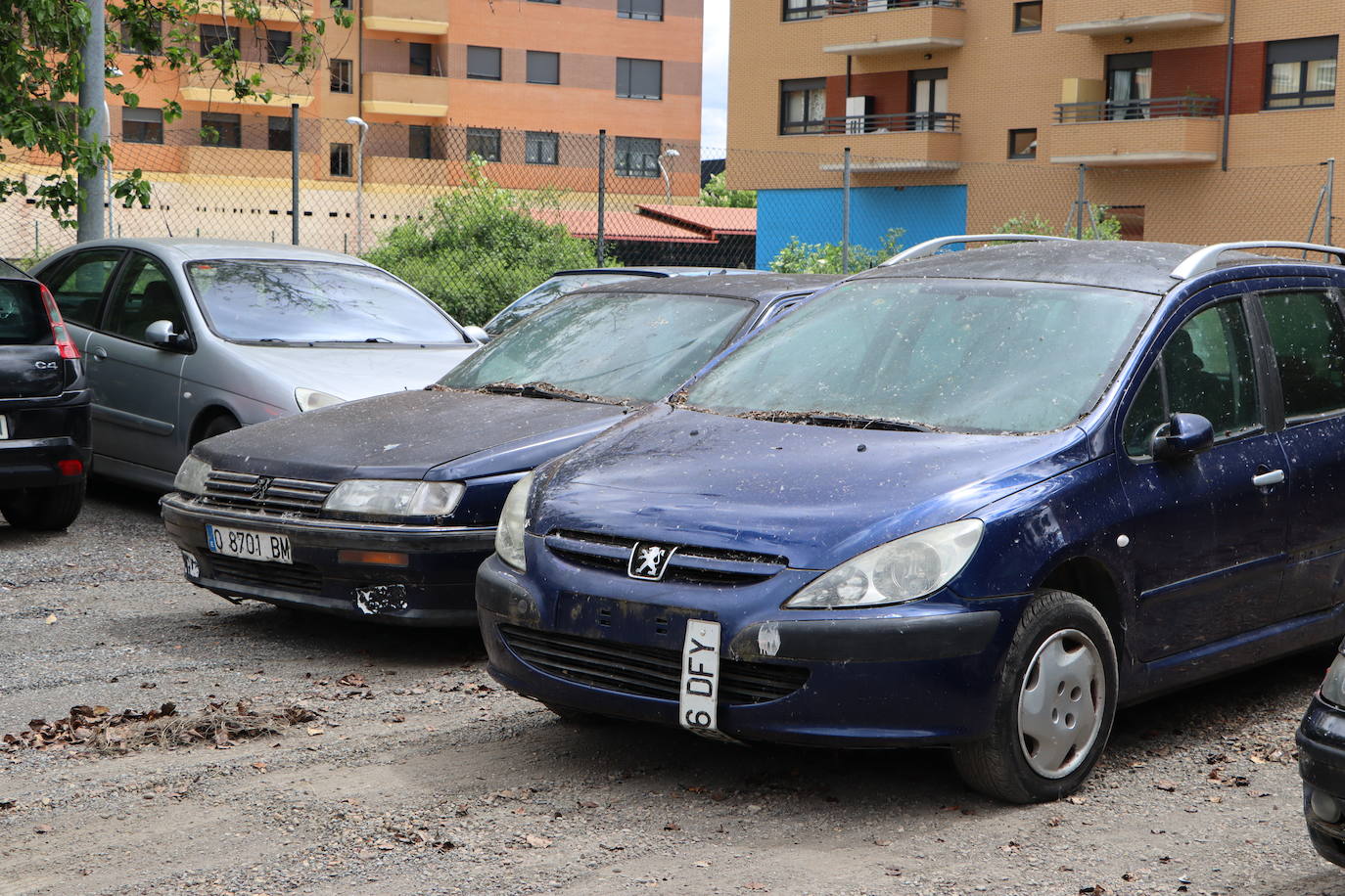 Vehículos en el depósito municipal de la grúa