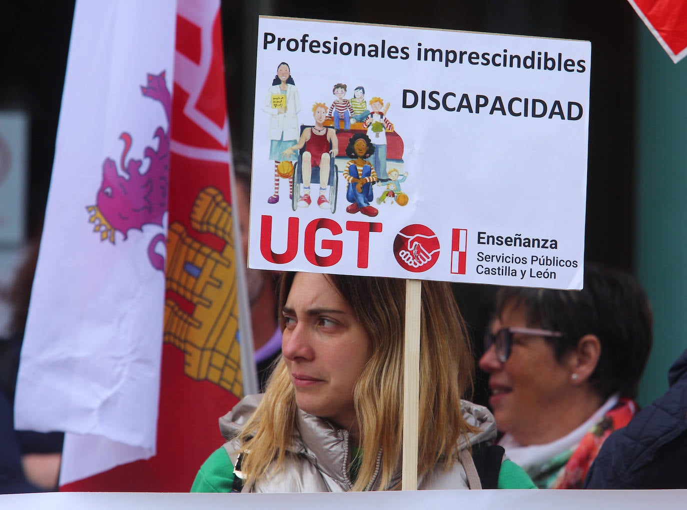 Trabajadores de atención a la discapacidad piden un complemento salarial