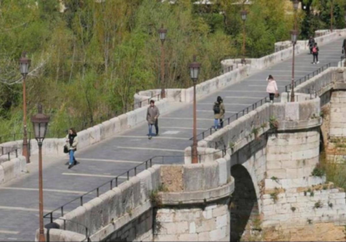 El puente de San Marcos quedará cortada al paso de peatones este martes.