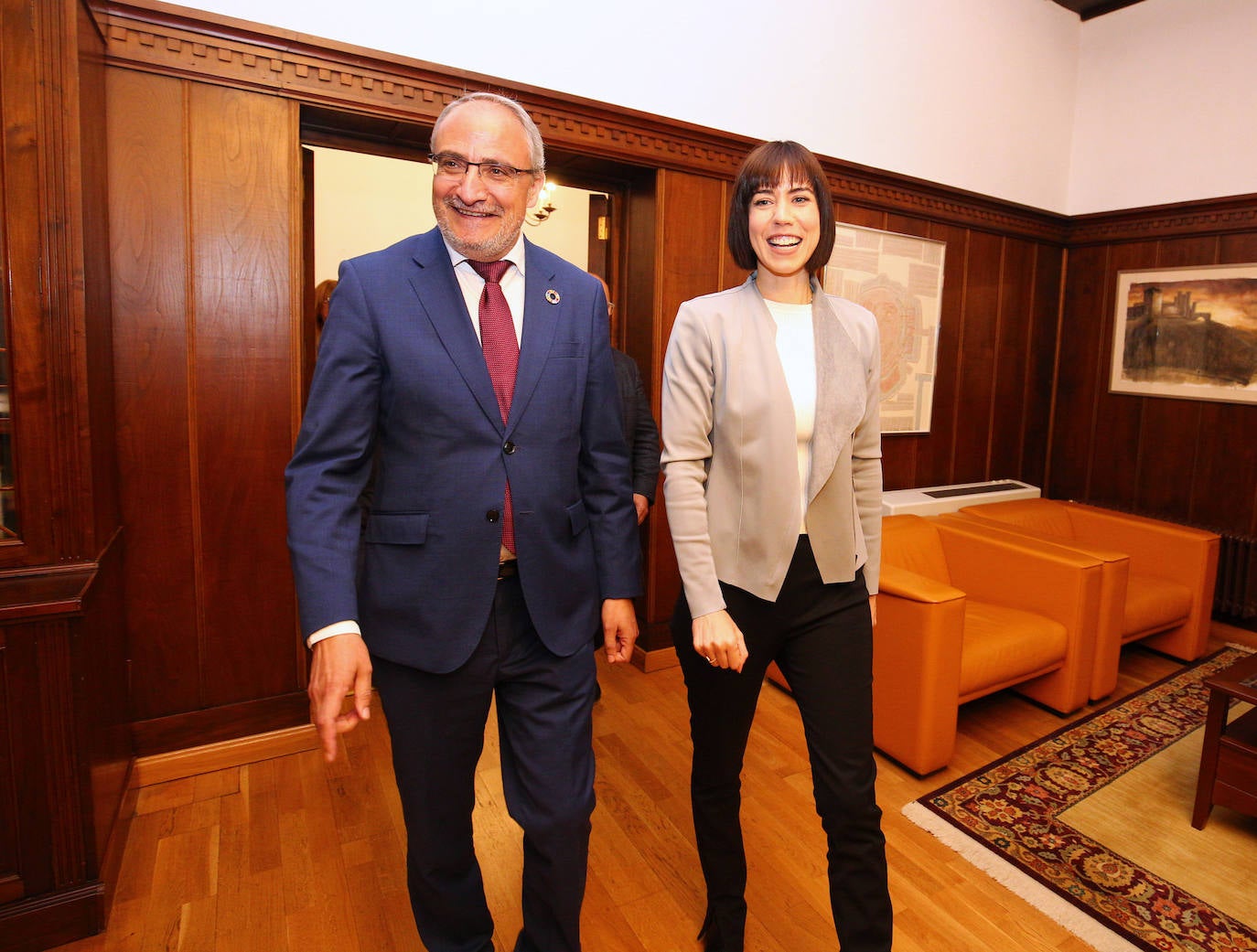 Visita de la ministra de Ciencia e Innovación a Ponferrada