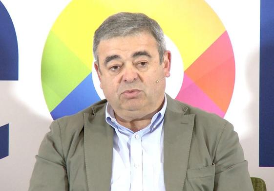 Justo Fernández, candidato a la alcaldía de Ciudadanos, en el encuentro organizado por Fele y Leonoticias.