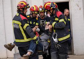 Actuación de los Bomberos de León para coartar los planes de suicidio.