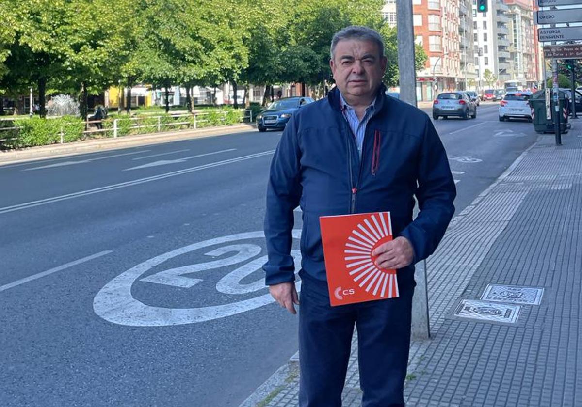 El candidato a la alcaldía de Ciudadanos, Justo Fernández.