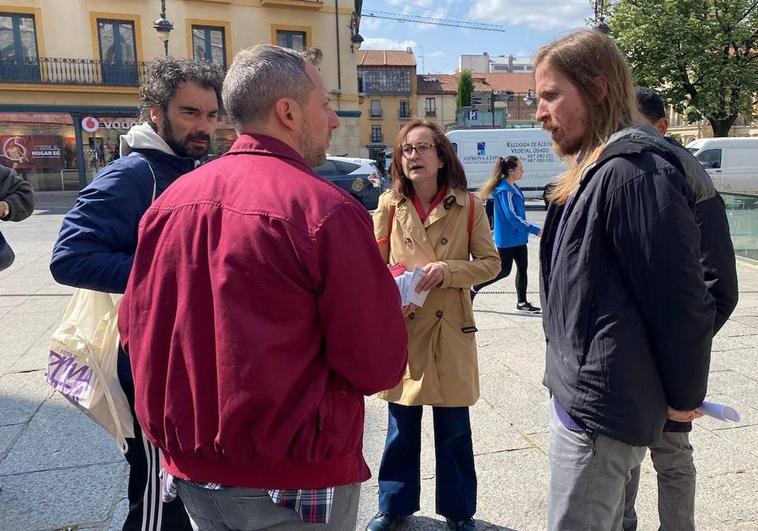 Pablo Fernández y Nael Blanco en León.