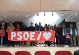 Acto electoral del PSOE en Santa María del Páramo