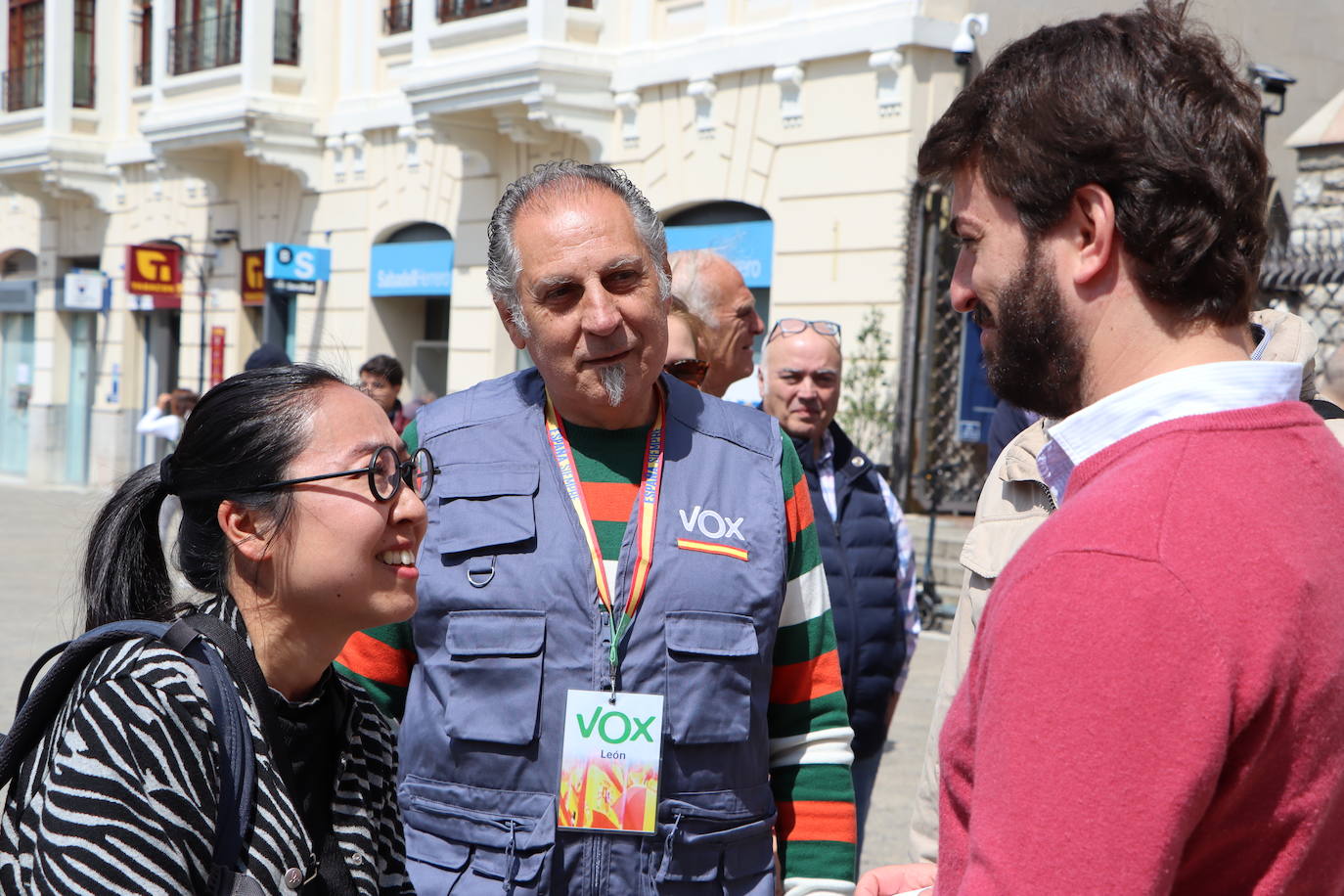 García-Gallardo apoya a Blanca Herreros en León