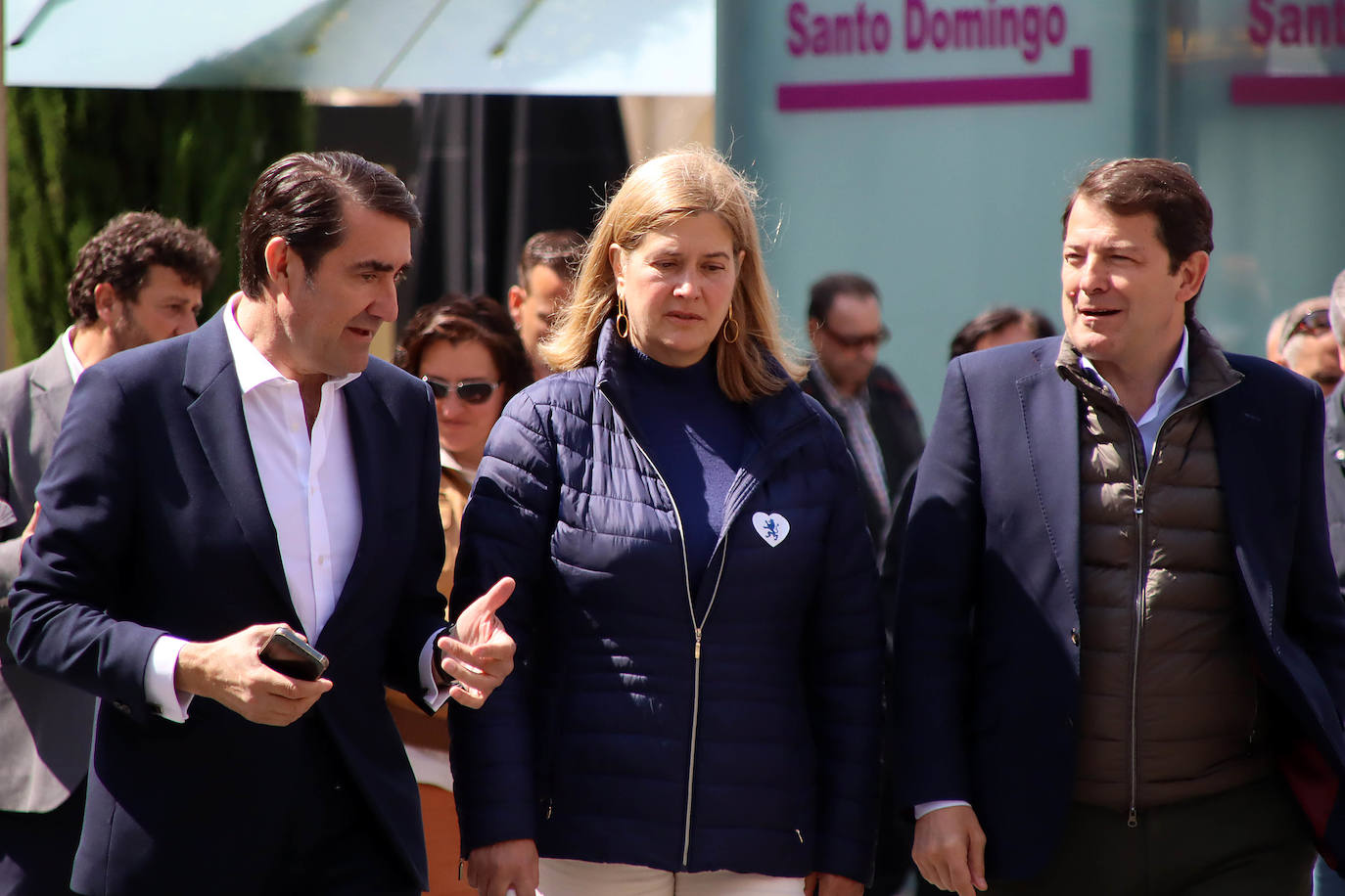 Mitin del presidente del PPCyL en León