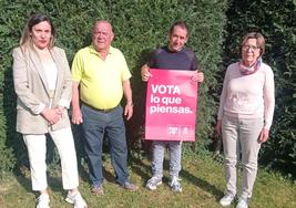 Candidatura del PSOE en Encinedo.