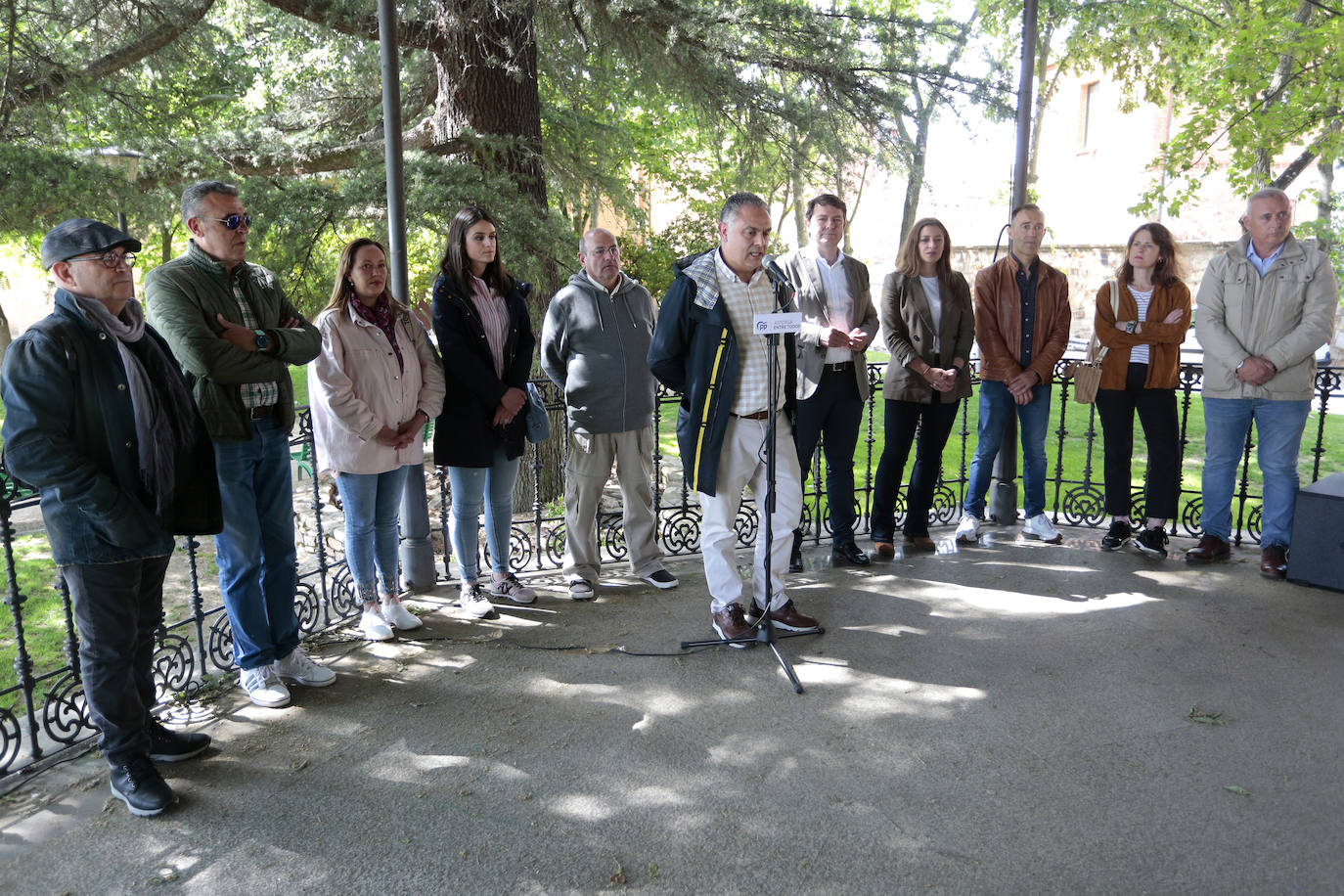 Visita del presidente del PP de Castilla y León a Astorga